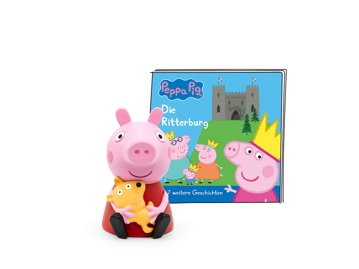 Tonies - Castillo del Caballero en Alemán y 7 Cuentos Más - Peppa Pig
