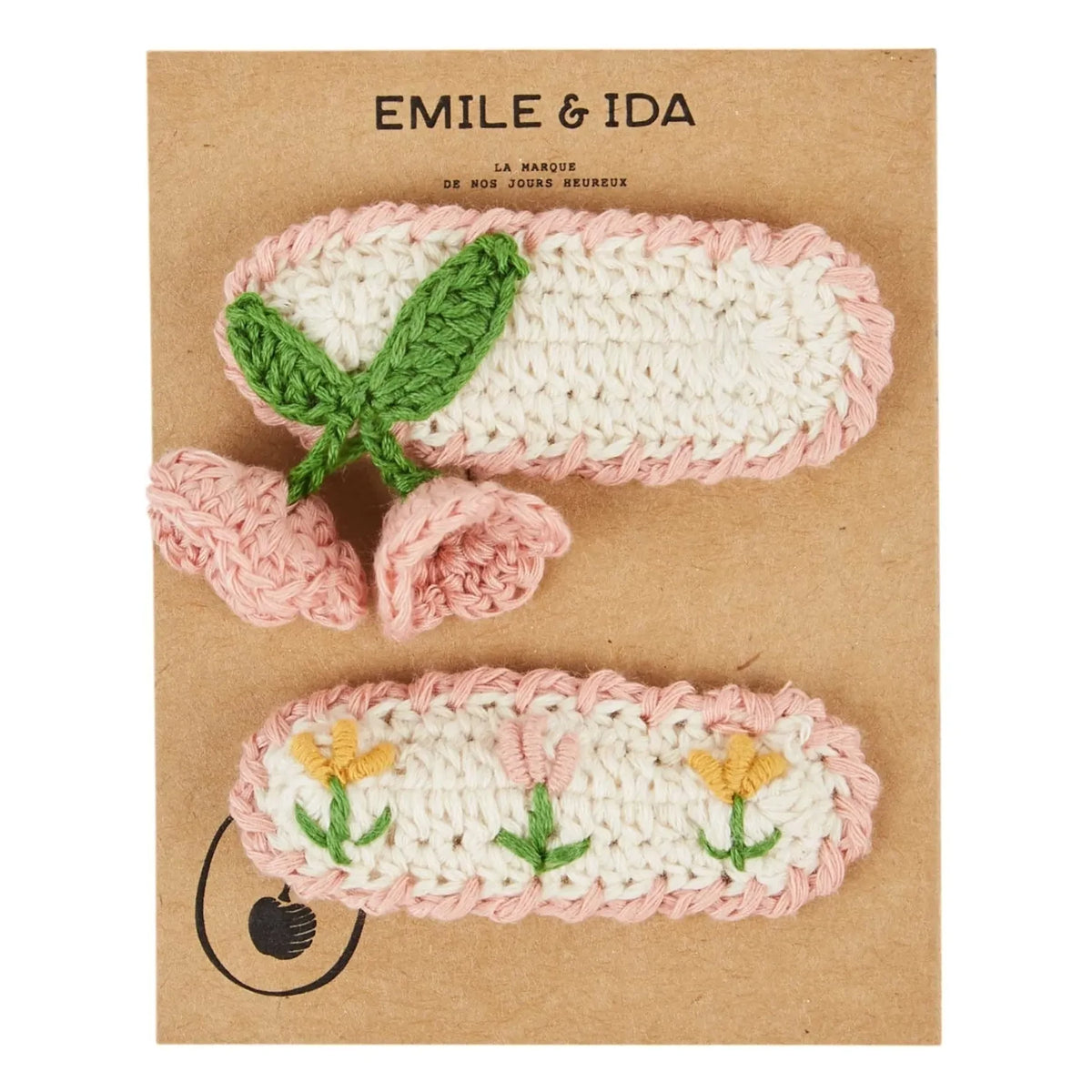Emile et Ida - Pinza de pelo Lale | Rosa