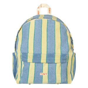Tinycottons - Mochila vaquera a rayas | Azul