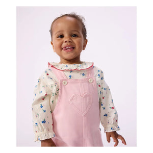 Petit Bateau - Peto de gabardina rosa