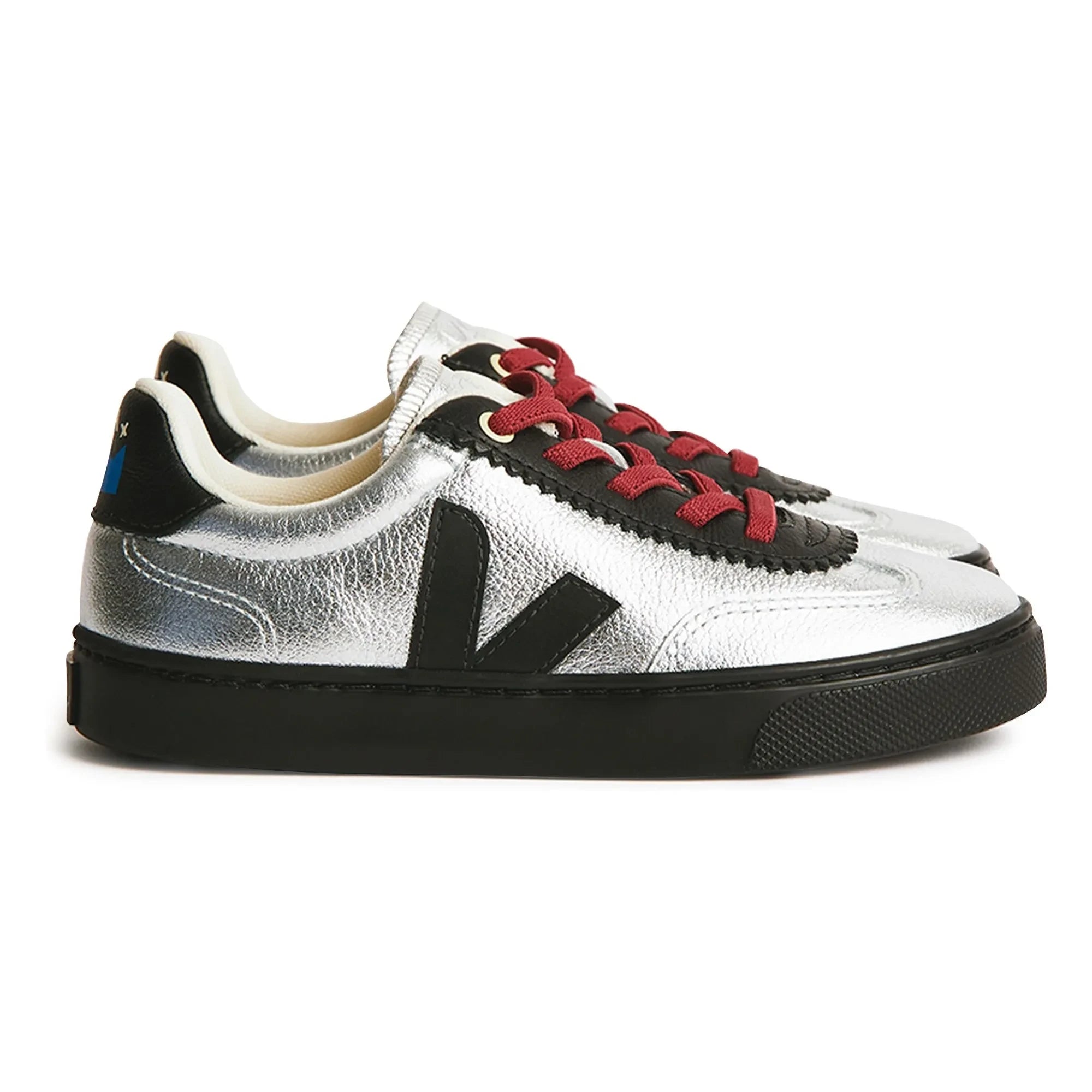 Veja - Veja x Jelly Mallow Small Volley Zapatilla de ante con cordones | Plata