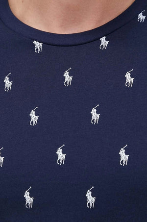 Top de pijama de algodón de manga corta Polo Ralph Lauren