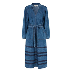 Lollys Laundry - Paris Denim Pamuk Elbise | Mavi