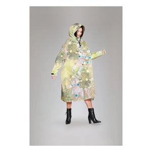 Rainkiss - Poncho de lluvia Flora | Amarillo