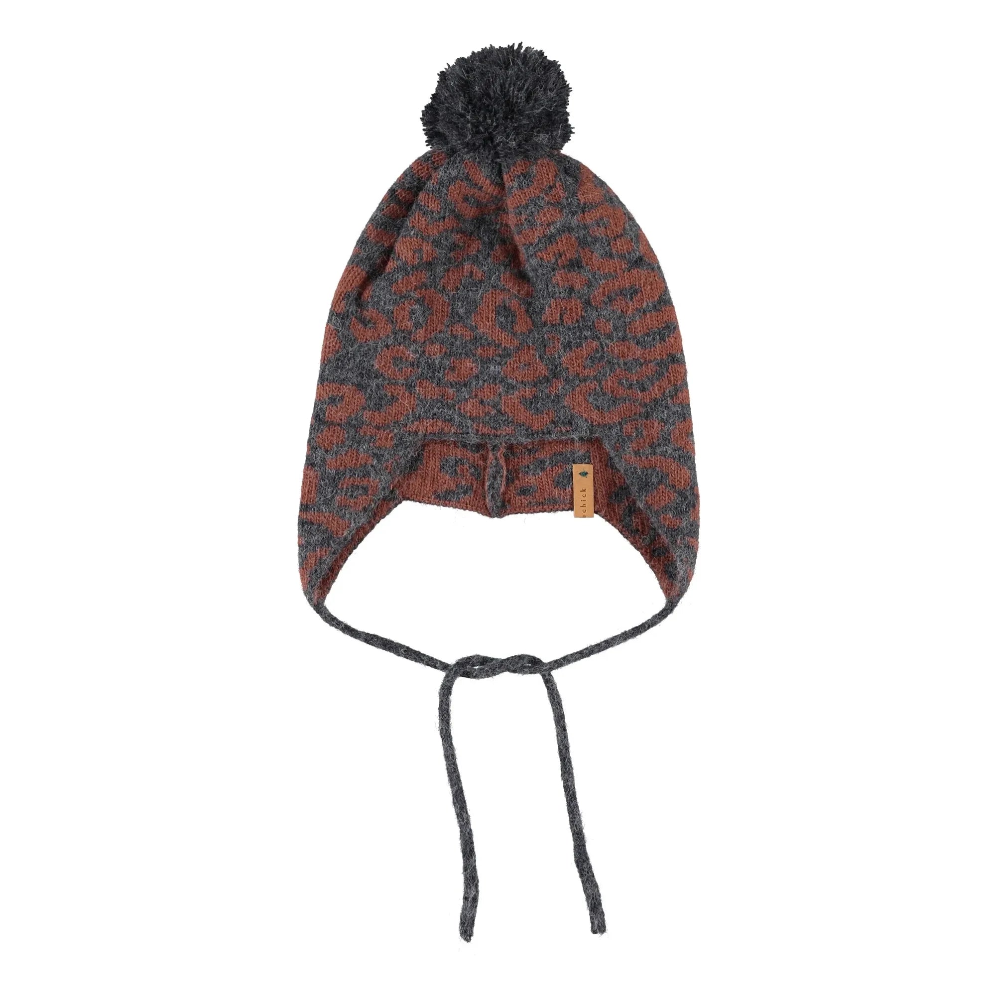 Piupiuchick - Gorro de Leopardo | Gris Carbón