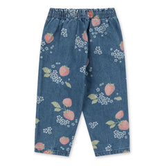 Konges Sløjd - Jeans de Algodón Orgánico Magot Fresa | Azul