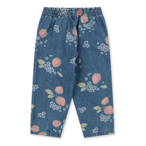 Konges Sløjd - Jeans de Algodón Orgánico Magot Fresa | Azul