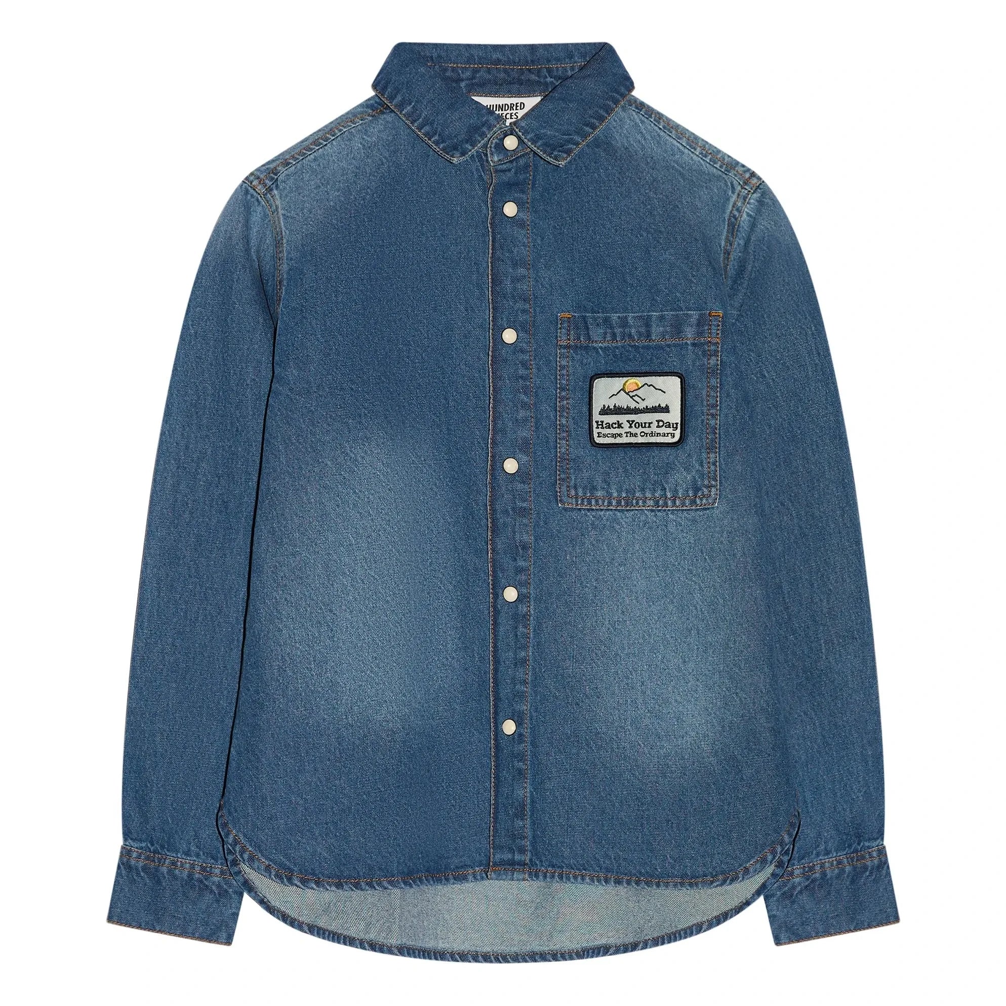 Hundred Pieces - Camisa vaquera Enzo | Azul vaquero