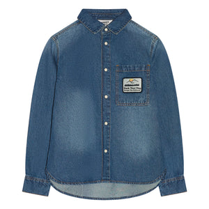 Hundred Pieces - Camisa vaquera Enzo | Azul vaquero