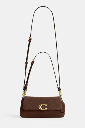 Bolso de hombro Coach Jet de ante para mujer