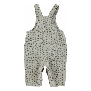 Piupiuchick - Pelele de bebé con estampado floral | Gris claro