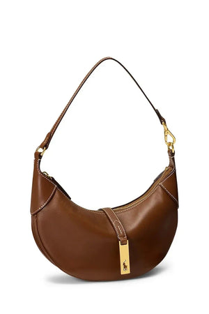 Bolso de piel Croissant Polo Ralph Lauren para mujer