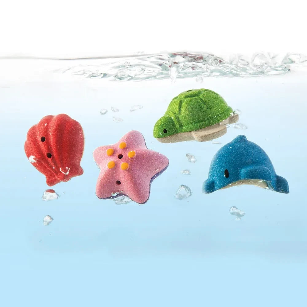 Plan Toys - Animales marinos para la hora del baño