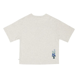 Jenest - Camiseta de algodón orgánico JNST | Gris claro