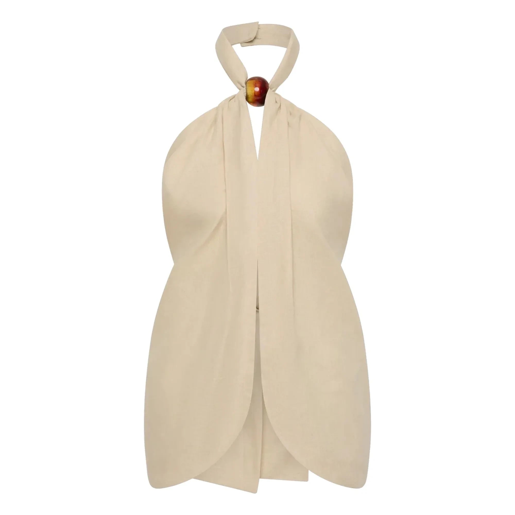 Faithfull the Brand - Top de lino Biba | Panna Cotta