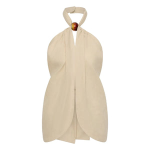 Faithfull the Brand - Top de lino Biba | Panna Cotta