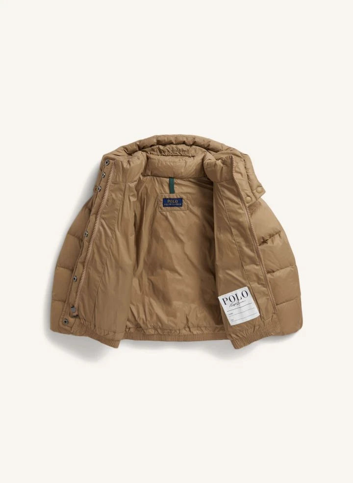 Ralph Lauren - Chaqueta con Capucha Logo | Camel