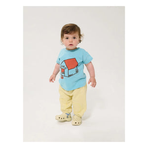 Bobo Choses - Camiseta de algodón orgánico Niche para bebé | Azul