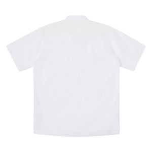 Universal Works - Camisa de manga corta Camp | Blanco