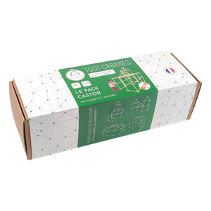 Sarbakane - Kit de Construcción de Cabaña de Castor - 111 Piezas