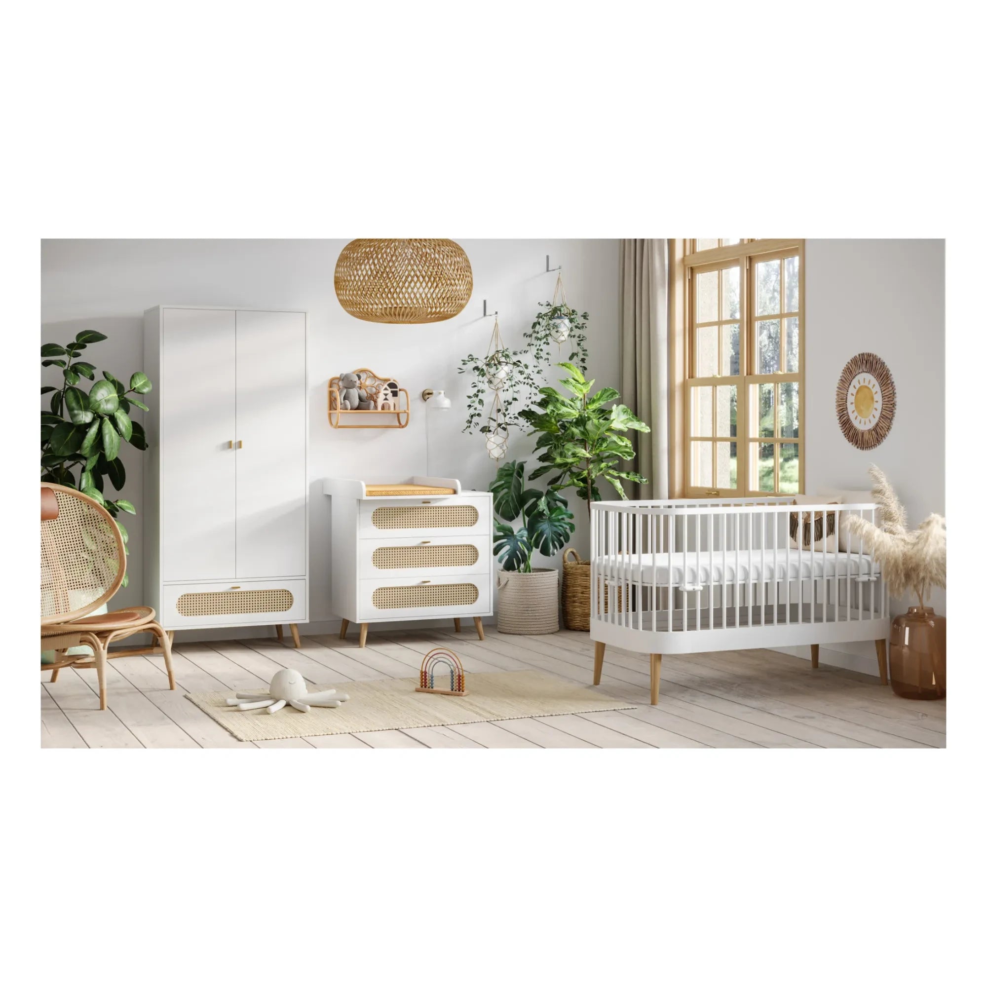 VOX - Cuna convertible París - 70 x 140 cm | Blanco