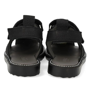 Angulus - Sandalias de nobuk de durazno | Negro
