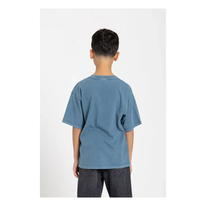 Hundred Pieces - Camiseta de algodón orgánico Finn | Azul