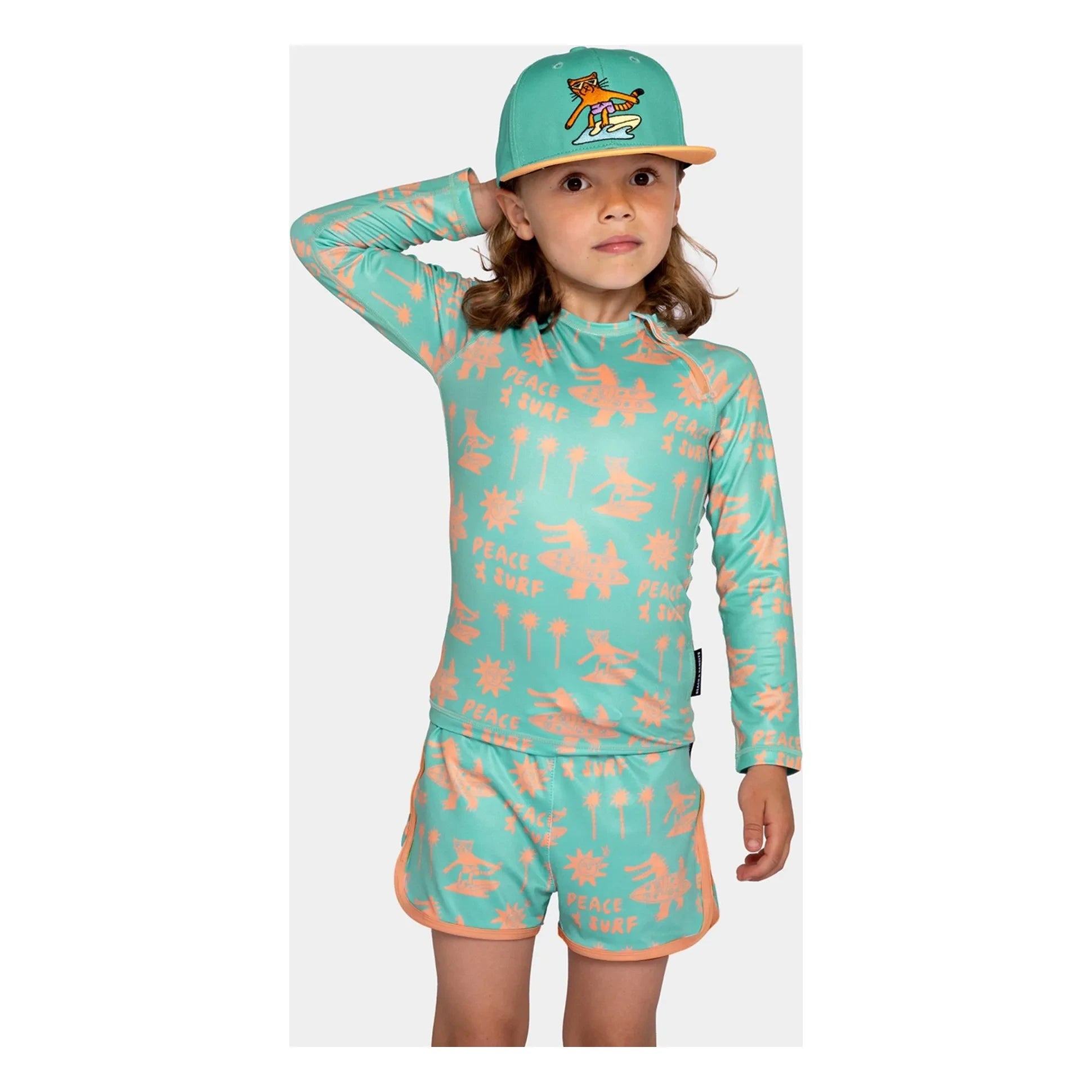 Beach & Bandits - Camiseta de protección UV Yaguah Catback Fibras Recicladas | Verde