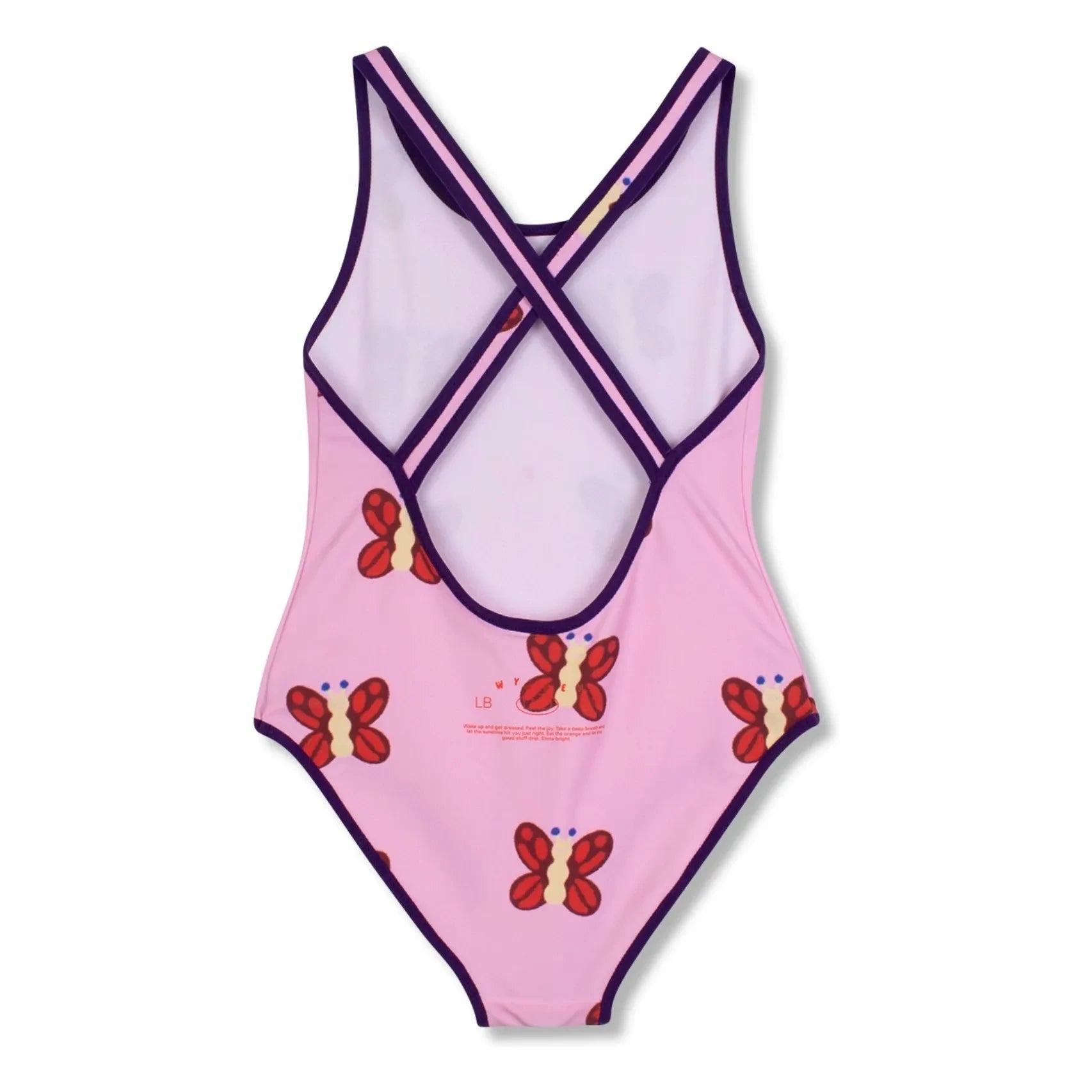 Wynken - Bañador Mariposa de Fibra Reciclada | Rosa