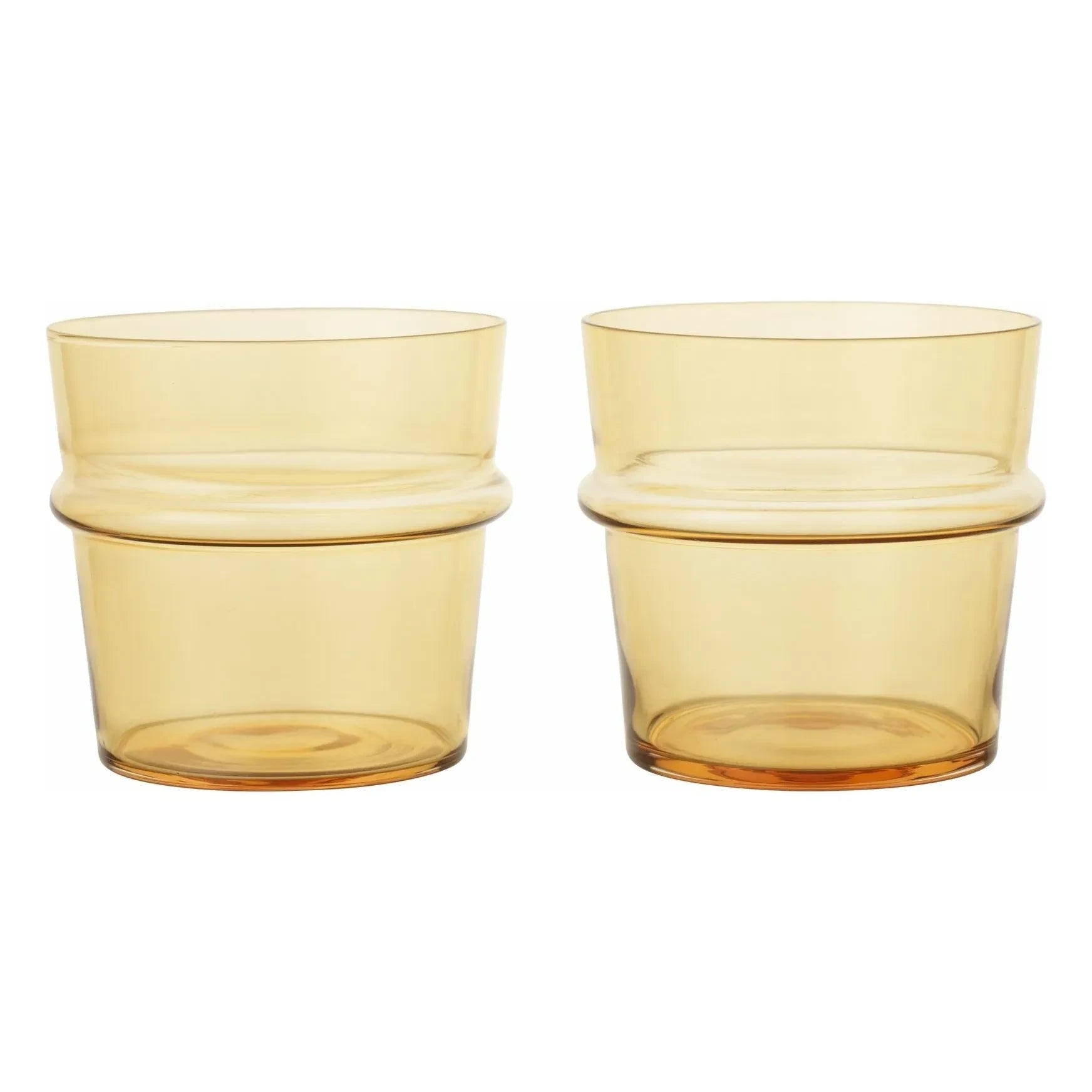 Ferm Living - Vasos Pintura - Set de 2 | Amarillo