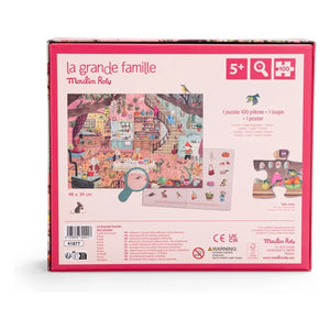 Moulin Roty - Puzle A la maison - 100 piezas