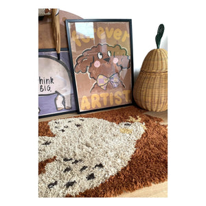 Studio Loco - Alfombras boho | Marrón oscuro