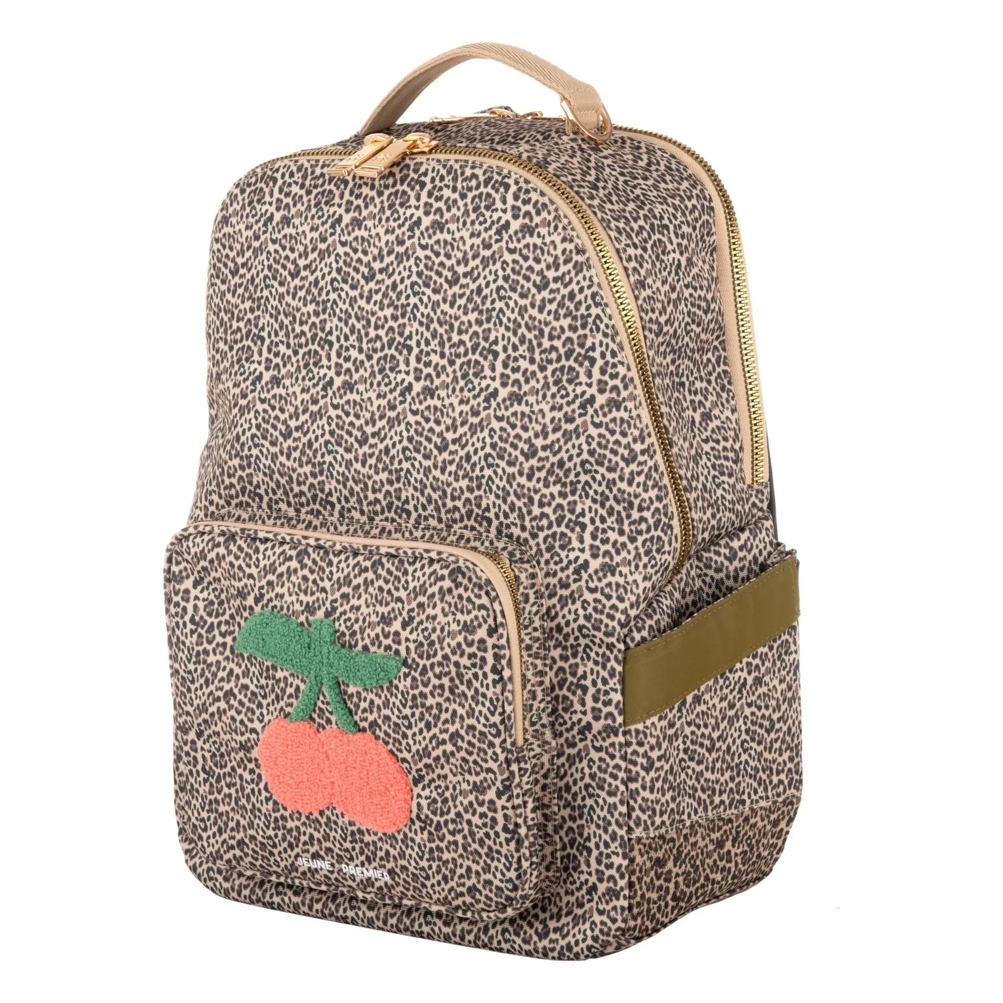 Jeune Premier - Mochila Bobbie Leopard Cherry | Beige