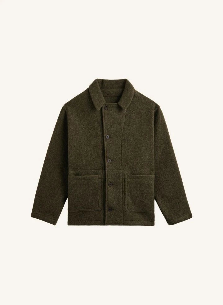 Homecore - Chaqueta Swit de Lana | Haki