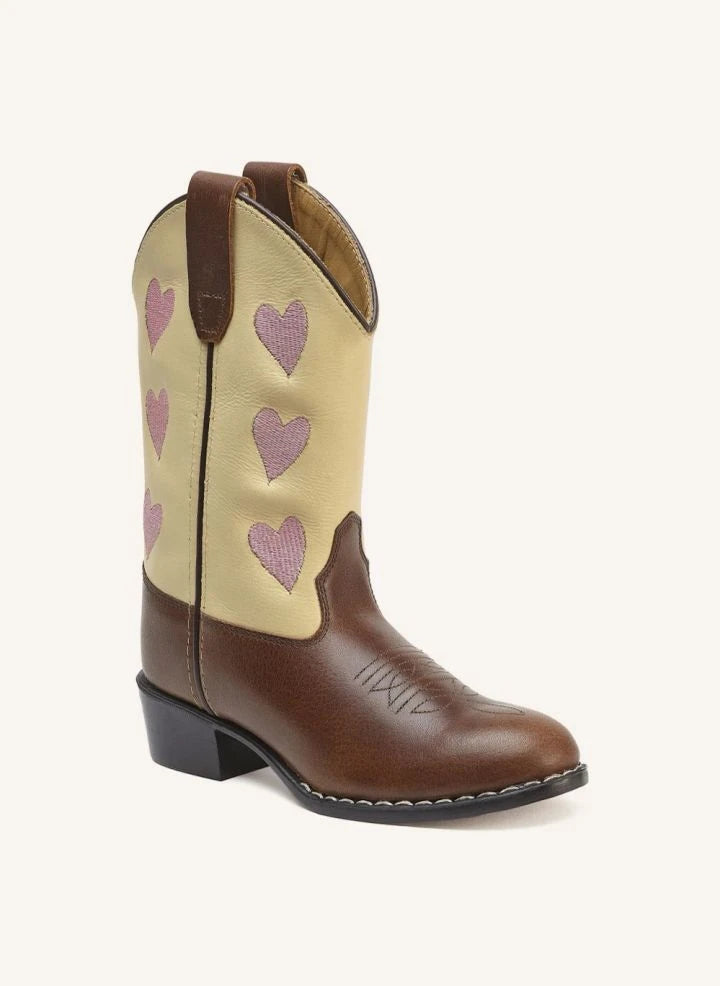 Bootstock - Hearts Kovboy Çizmesi | Kahverengi