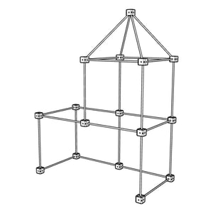 Cabaña para construir - Set Libélula - 43 piezas