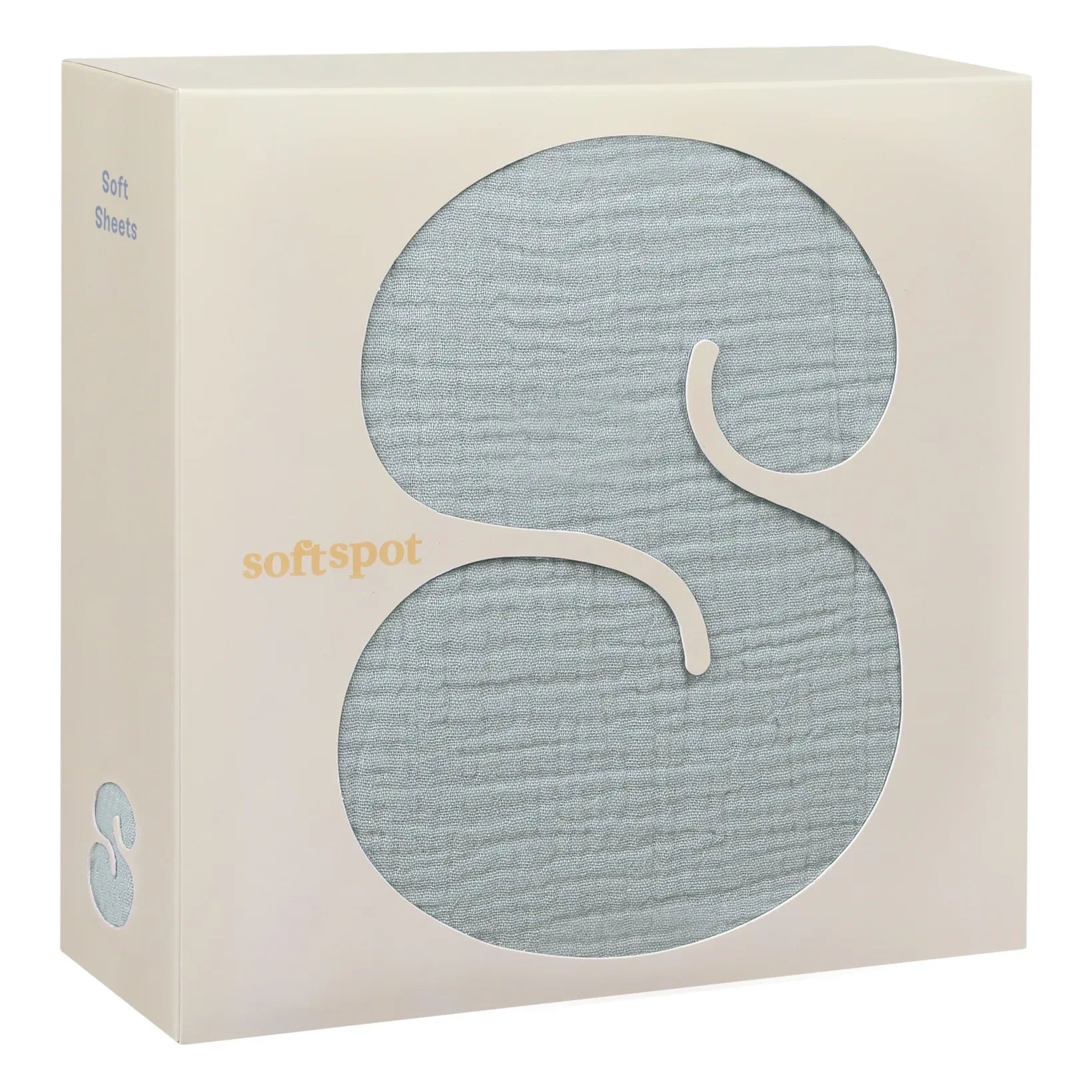 Soft Spot - Sábana bajera de algodón orgánico con elástico | Cloud