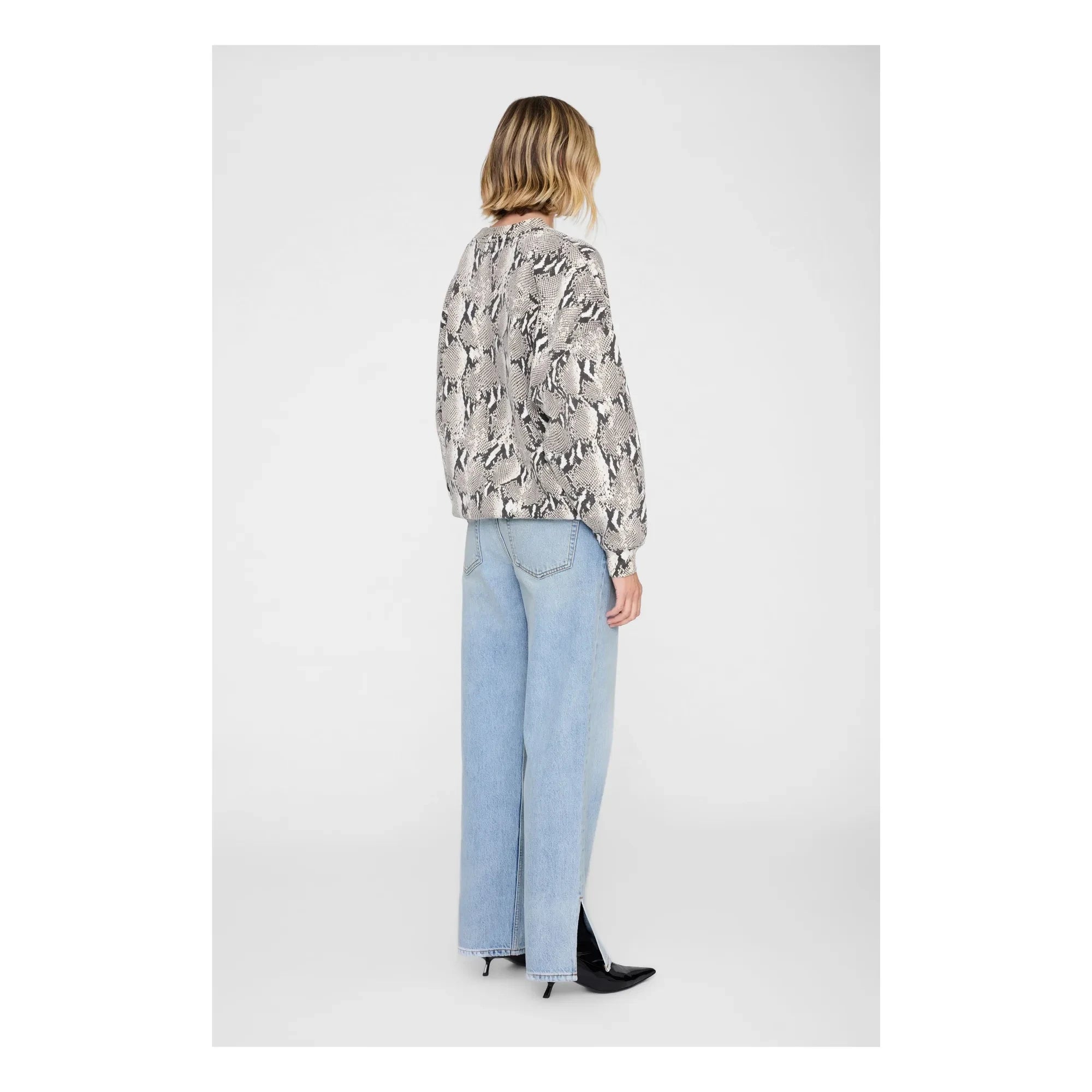 Anine Bing - Sudadera Miles Python | Gris