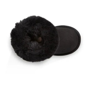 UGG - Botines de gamuza con forro de piel Classic II | Negro