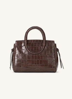 Staud - Maude Mini Carryall Bolsa | Marrón Oscuro