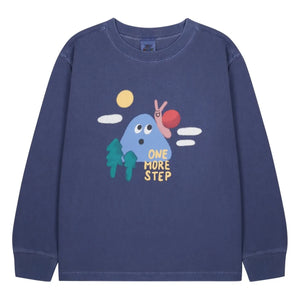 Jelly Mallow - "One More Step" Camiseta | Azul marino