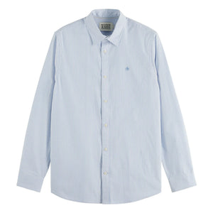 Scotch & Soda - Camisa de Oxford a rayas | Azul