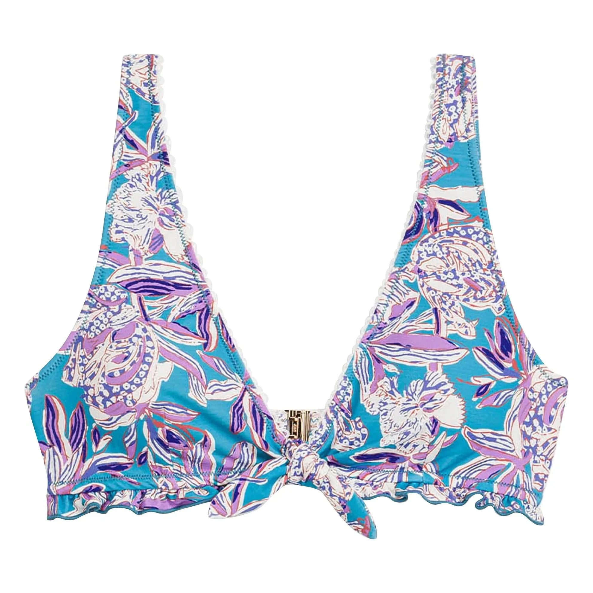 Louise Misha - Parte superior de bikini Ohau | Azul