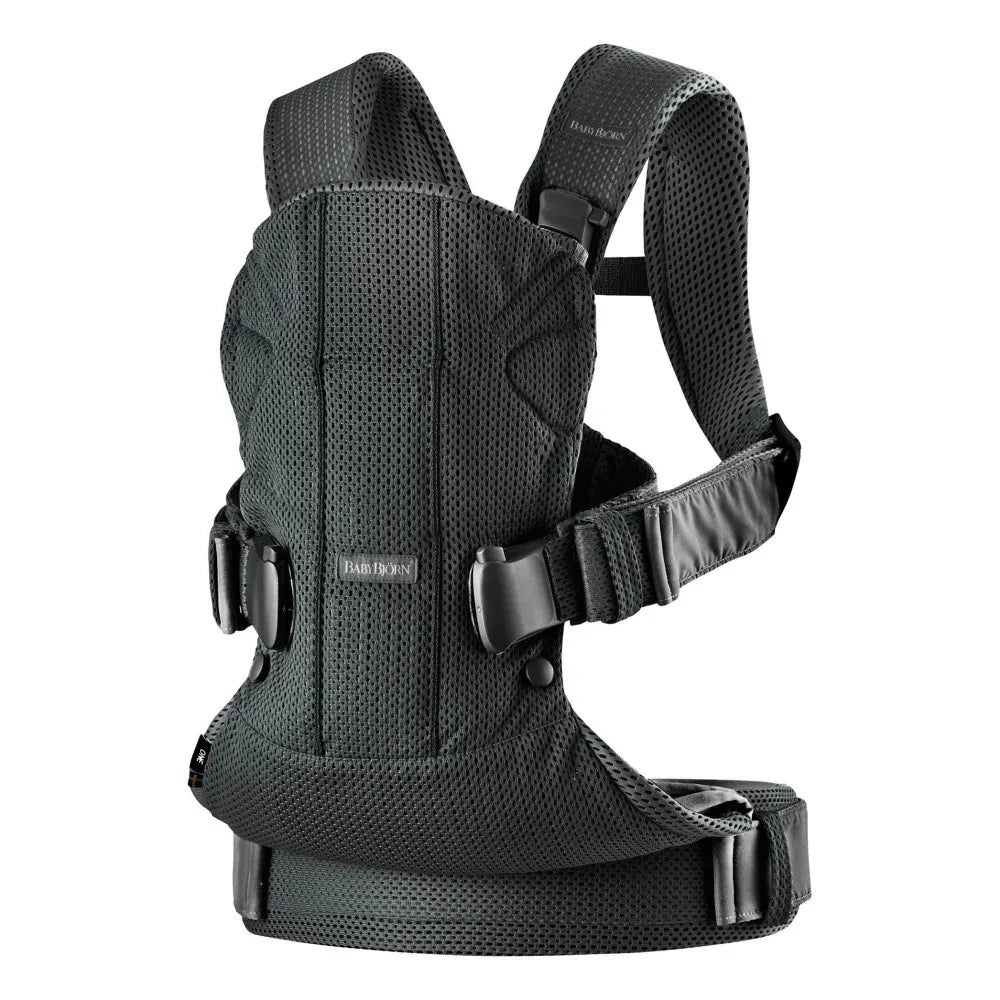 BabyBjörn - Mochila Portabebés One Air de Malla | Negra