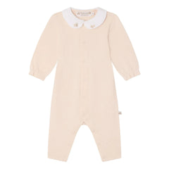 Bonpoint - Pijama Cayla Pointelle Algodón Orgánico | Rosa empolvado