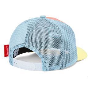 Hello Hossy - Gorra Trucker Mini de Algodón Orgánico con Visera Curva | Coral