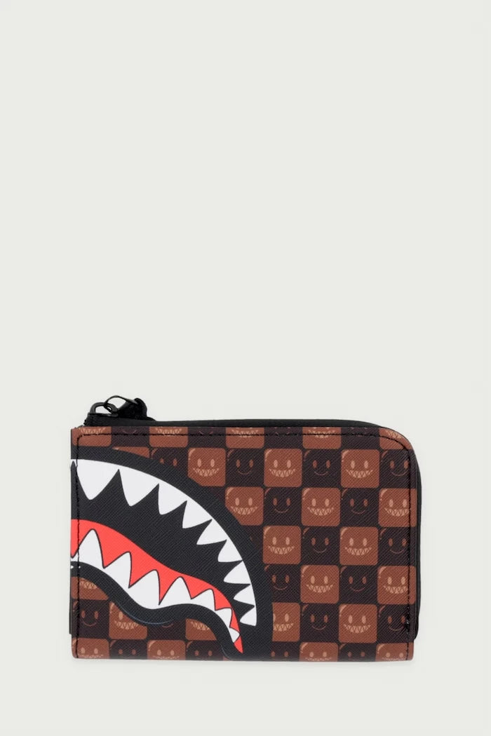 Sprayground - Cartera marrón Tiburones de París 910W9302NSZ