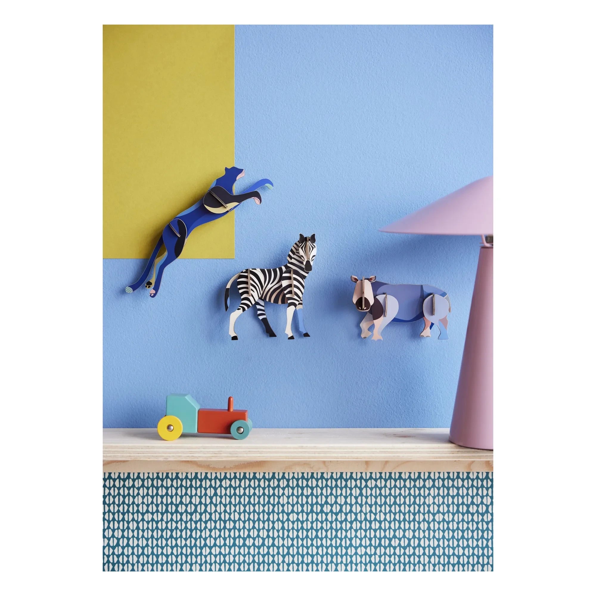 Studio Roof - Decoración de pared de rinoceronte