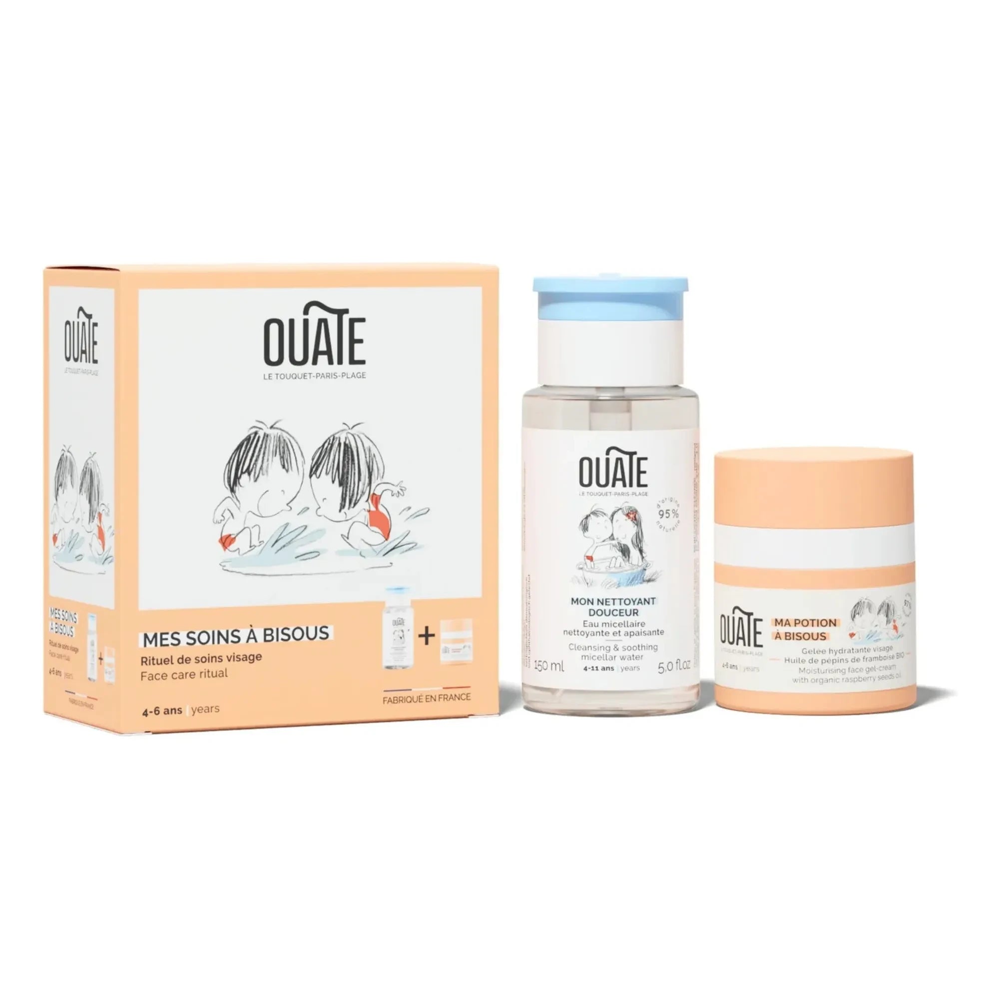 Ouate - Set de Descubrimiento de Cuidado Facial para 4-6 Años