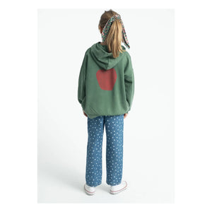 Piupiuchick - The Lunch Club organik pamuklu sweatshirt | Yeşil